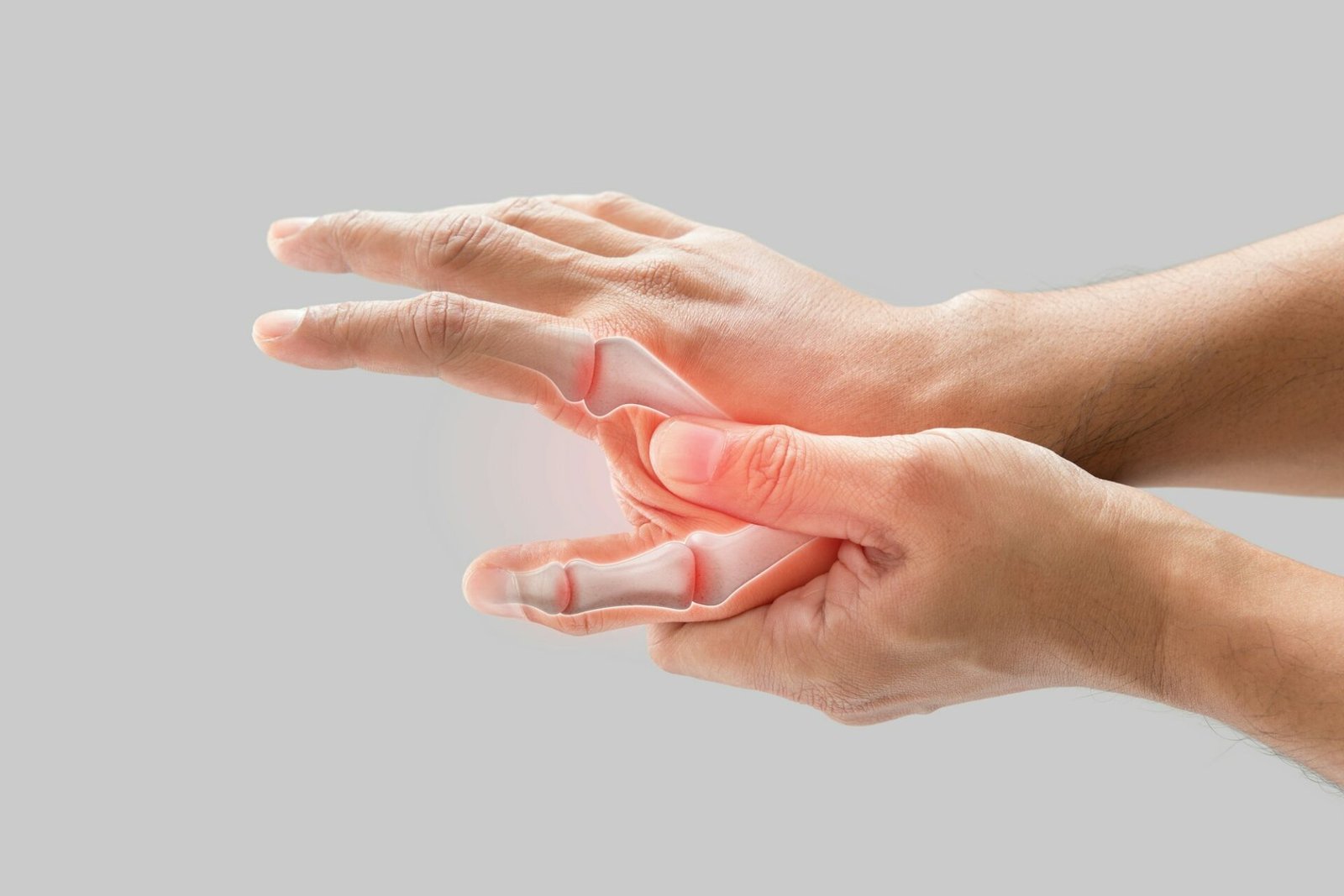 Inflammation of the finger bone.